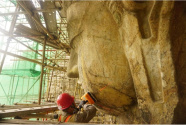 龍門石窟最新考古發現，揭開盧舍那大佛千年前“風華”